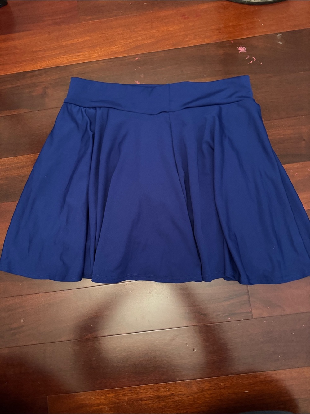 Women's Navy Blue Flared Skirt w/shorts XXXL